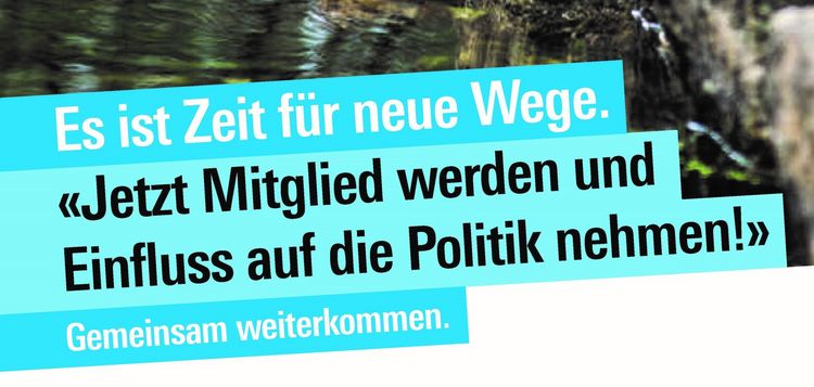 Communique Jetzt Mitglied werden und Einfluss auf die Politik nehmen